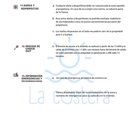 La Costera Appartamento *